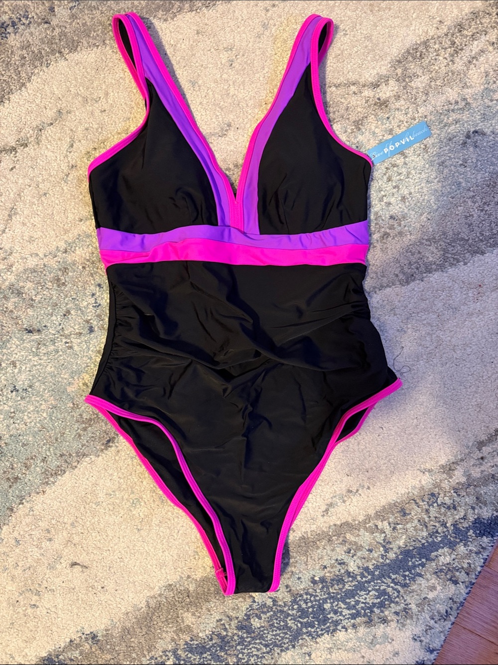 Popvil Women's Neon Swim NWT